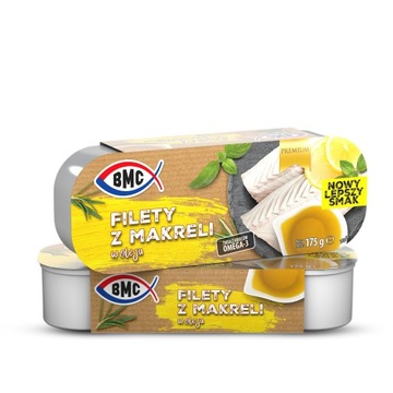 Filety z makreli w oleju Bmc 175 g