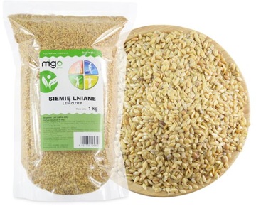 Len Złoty Ziarno Siemię Lniane Złote MIGOgroup