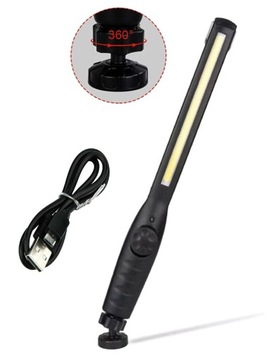 Aptel Lampa Warsztatowa Oświetlenie Led Cob Podstawa Z Magnesem