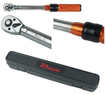 Klucz Dynamometryczny Dwukierunkowy 5-25NM 1/4 Kalibracja Richmann