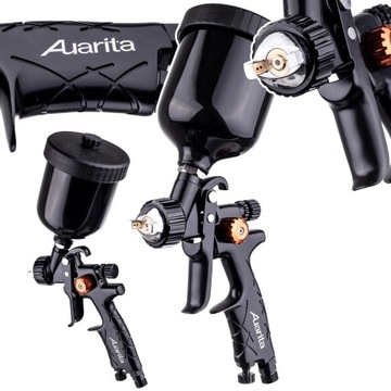 Pistolet lakierniczy Mini Auarita Lion 2 Light 1,0mm Hvlp do Zaprawek 250ml