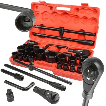 Mar-pol Zestaw Klucze Nasadowe 26el. 3/4