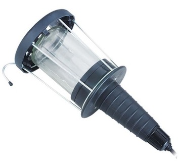 Lampa warsztatowa E27, max.60W, IP20,szklany klosz