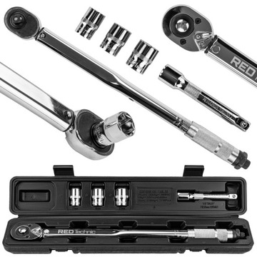 Klucz Dynamometryczny Do Kół Śrub 1/2'' 28-210 Nm Nasadki 17,19,21 MM