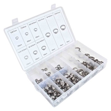 Opaski Zaciskowe Z Pojednczym Uchem 170szt. Asta A-TC016