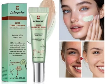 CC Krem Red Correct, krem korygujący zaczerwienienia z wąkrotą azjatycką SPF25