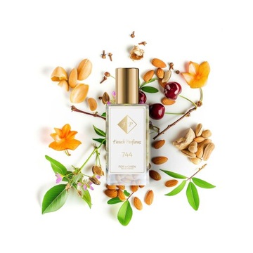 Francuskie Perfumy Damskie Nr 744 33ml Śliwka Wanilia Trwały Dla Niej