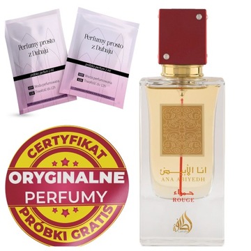 Perfumy Damskie Na Walentynki Ana Abiyedh Rouge Oryginał Próbki Certyfikat