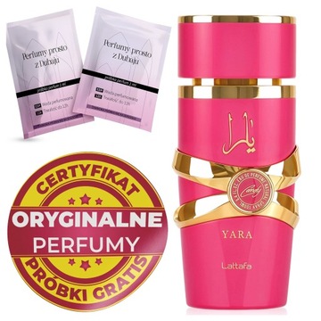 Perfumy Na Walentynki Lattafa Yara Candy Oryginalne Próbki Certyfikat