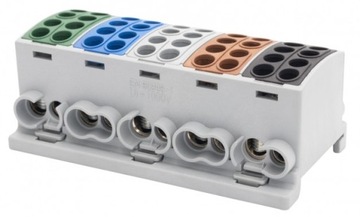 F-Elektro Zacisk Hlk 5x100A-2 (1x25,1x16/1x25,1x16) /3L+N+PE/ Al/Cu