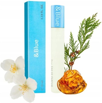 Perfumy Damskie Perfumetki Zapach &blue Świeże Owocowe Trwałe 33 ML