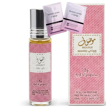 Perfumy Damskie Arabskie Ard Al Zaafaran Mousuf Wardi Orientalne 2 Próbki