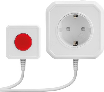 Gniazdo Elektryczne z przewodem Ansmann biały