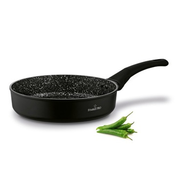 Patelnia Duża Indukcja Gaz non-stick Nieprzywierająca Starke Pro Dante 24cm