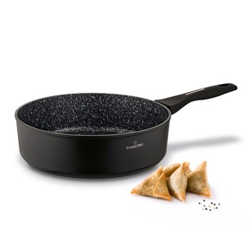 Patelnia Indukcja Głęboka Wysoka non-stick Gaz Starke Pro Sesar 28 cm