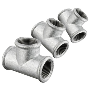 Diam Trójnik Trojak Gw 3/4x3/4x3/4 DN20 Ocynk Żeliwo Ww ond