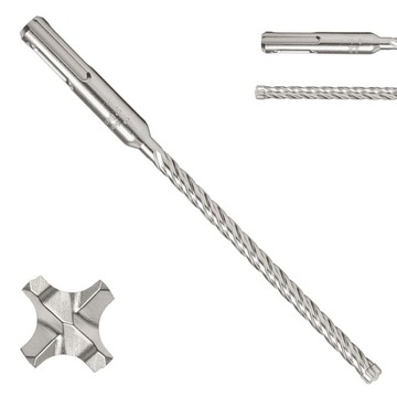 Hikoki Wiertło udarowe do betonu Sds+ czteroostrzowe 8x160mm 783222