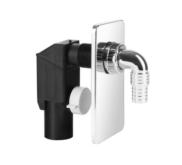 Diam Syfon do pralki podtynkowy chrom ond 40 mm