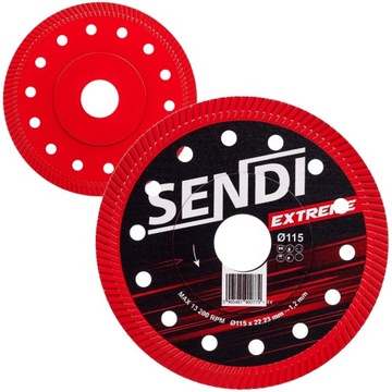 Diam Tarcza entowa do gresu Sendi Extreme Ø115 mm
