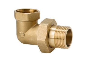 Diam Śrubunek mosiężny kątowy 1