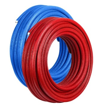 Diam Rura Pex ond w otulinie 16x2 mm 50 m czerwona lub niebieska