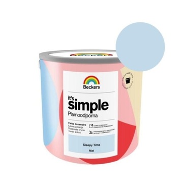 Beckers It's Simple 2,5l 22. Sleepy Time Mat Plamoodporna Farba Do Ścian Su