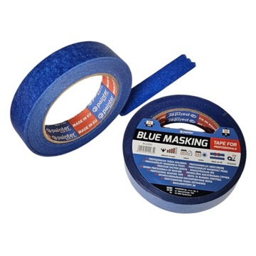 Taśma Malarska Niebieska Maskująca 25mm/50m Papierowa Blue Mocna Painter