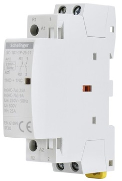 Schelinger Stycznik Modułowy SC101 1P 25A Typ 11 (1NO+1NC)