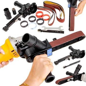 Przystawka Taśmowa Do Szlifierki Szlifowania Polerowania Rur Pilnik Spawów