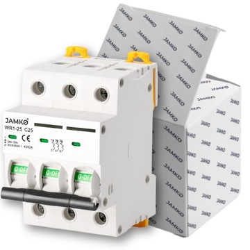 Wyłącznik Nadprądowy Bezpiecznik 3P C25 25A