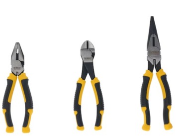 Dewalt Profesjonalny zestaw 3 sztuk szczypiec CrV DWHT82813-0 Oryginał