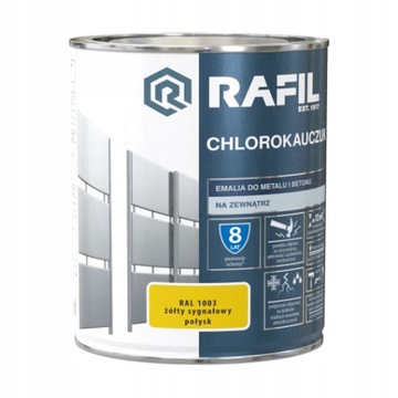 Rafil Chlorokauczuk żółty sygnałowy RAL1003 0,75L