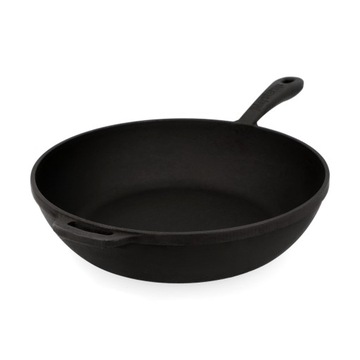 Patelnia tradycyjna Maysternya Patelnia żeliwna głęboka 26 cm 26 cm żeliwna
