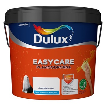 Farba Dulux Easycare- nieskazitelna biel, 9l