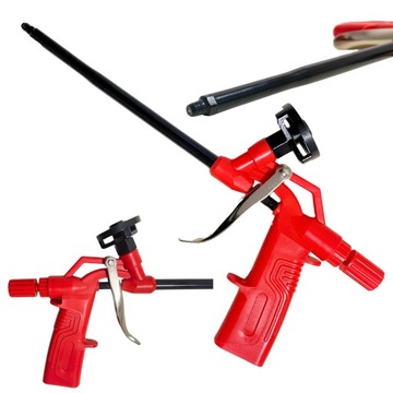 Pistolet Do Pianki Montażowej Piany Metalowy Teflonowy Mocny Do Pian