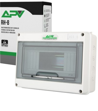 Rozdzielnica natynkowa hermetyczna obudowa modułowa IP65 1x8 1000V