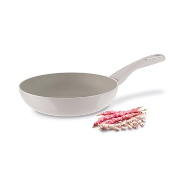 Patelnia Indukcja Gaz Duża Marmurkowa Mała Konighoffer Tierra Beige 20 cm