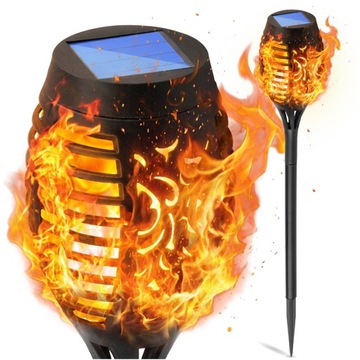 Lumiled Lampa Solarna Ogrodowa Latarnia Pochodnia