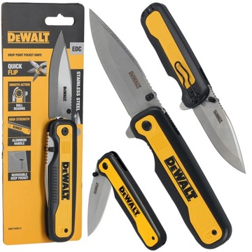 Nóż składany DeWALT Quick & Flip kieszonkowy 82 mm DWHT10993-0