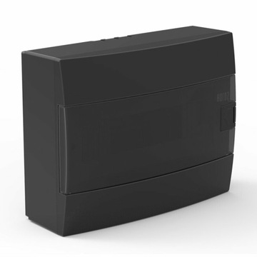 Horoz Rozdzielnica Natynkowa Skrzynka Elektryczna N/t 12-modułowa Czarna