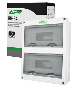 Rozdzielnica natynkowa hermetyczna obudowa modułowa IP65 2x12 1000V