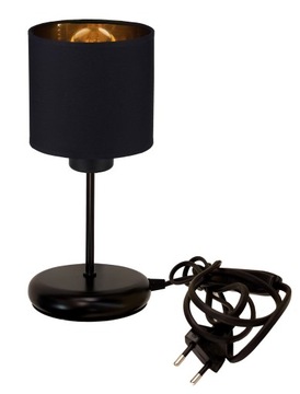 Lampka nocna Lampa stołowa loft na led E27 Abażur