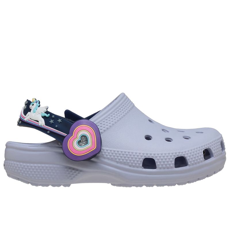 Klapki dziecięce Crocs Imagination Lights Backstrap Clog 211892-5BO - niebieskie
