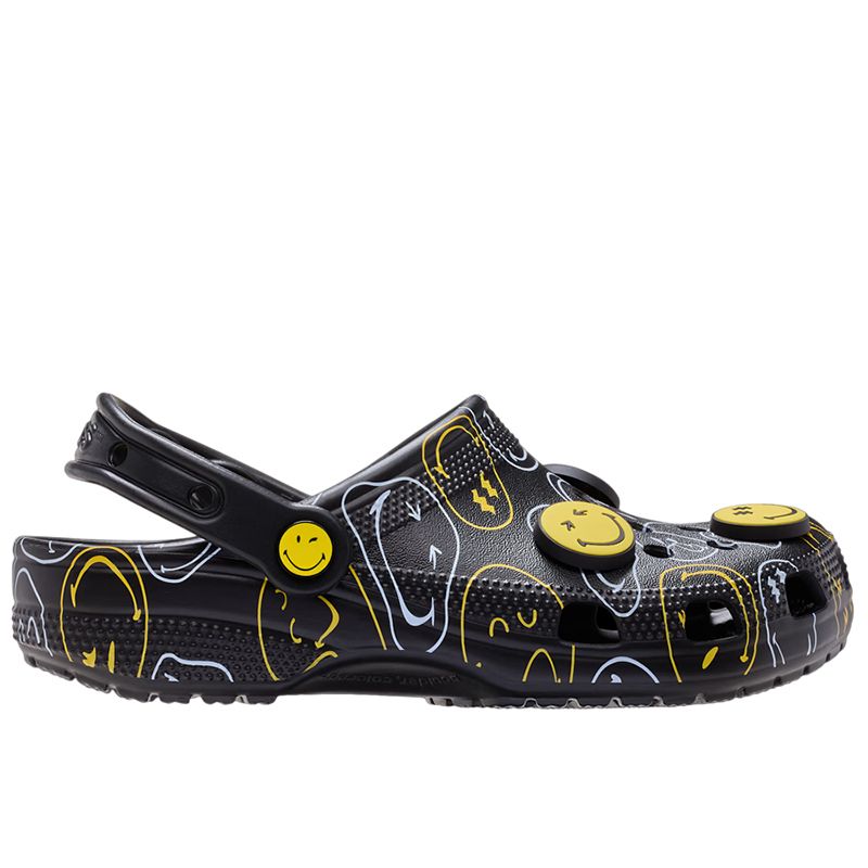 Klapki unisex SmileyWorld Classic Clog 211693-90H - czarne