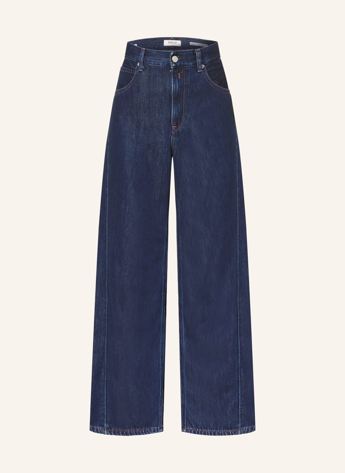 Replay Dżinsy Z Szerokimi Nogawkami Narja blau