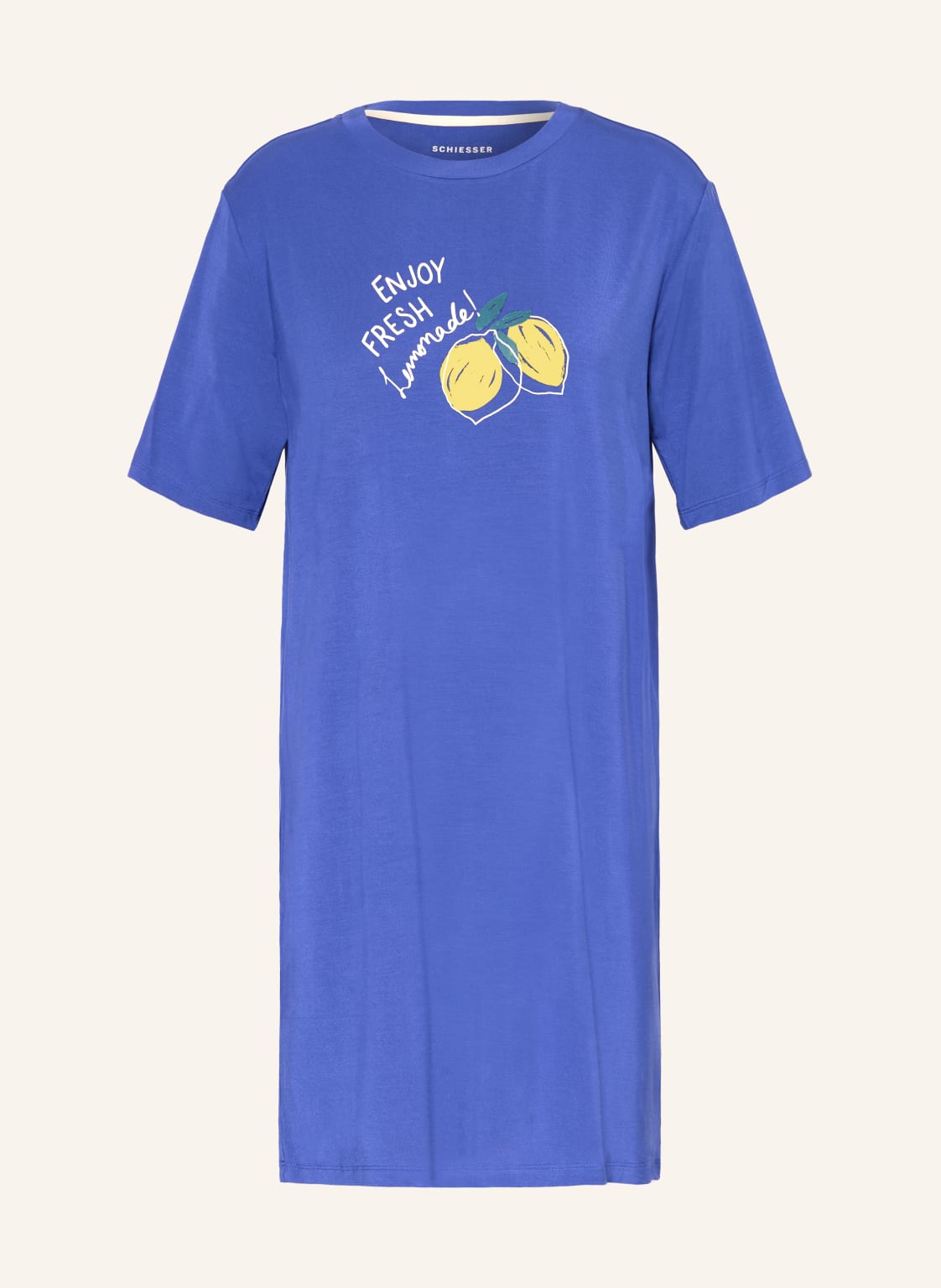 Schiesser Koszula Nocna blau