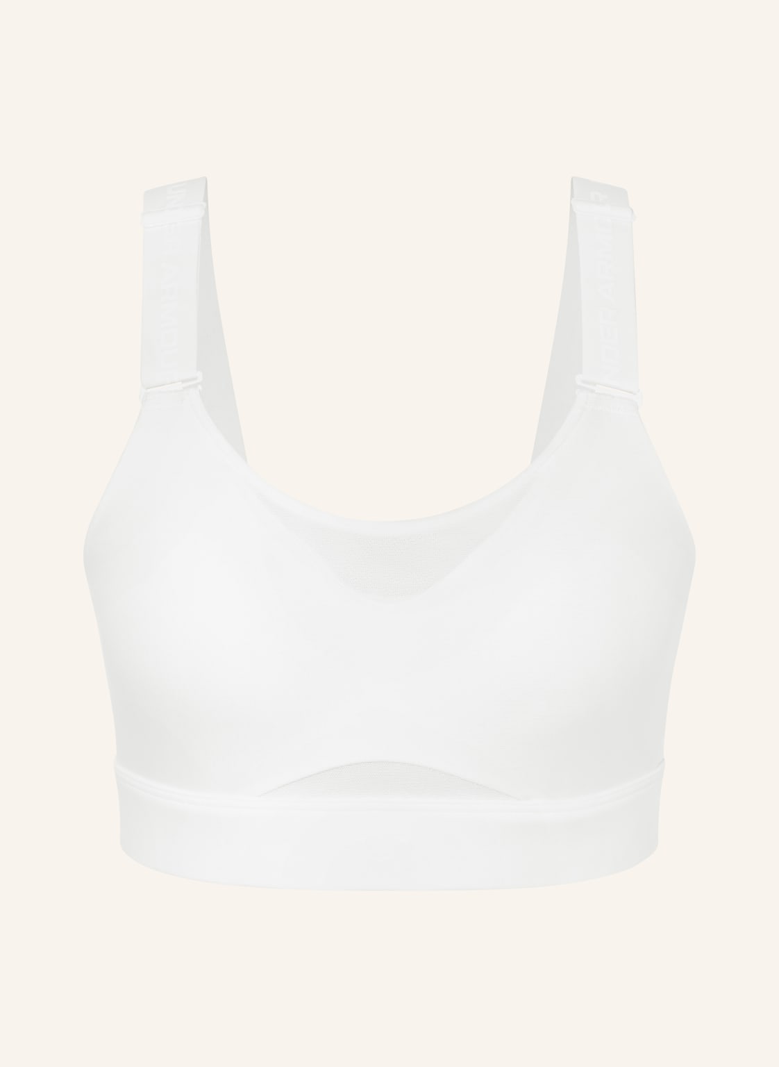 Under Armour Biustonosz Sportowy Ua Infinity High 2.0 Z Siateczką weiss