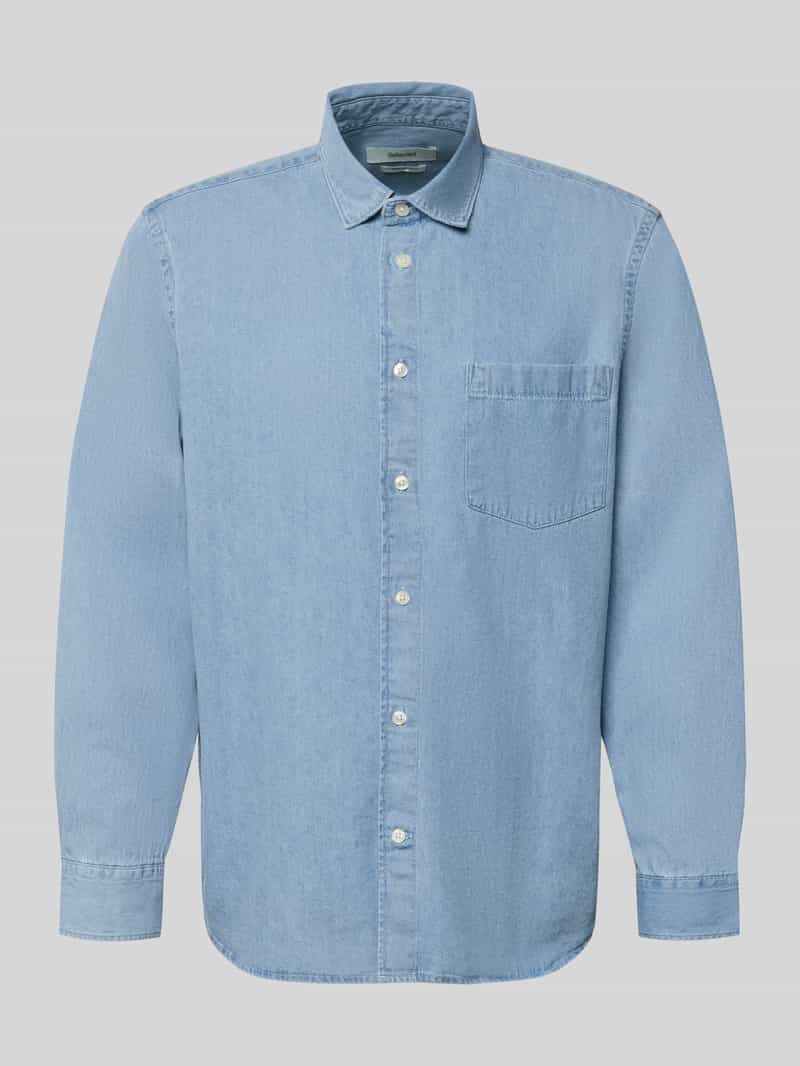 Koszula casualowa o kroju regular fit z bawełny ekologicznej model 'CARLO'
