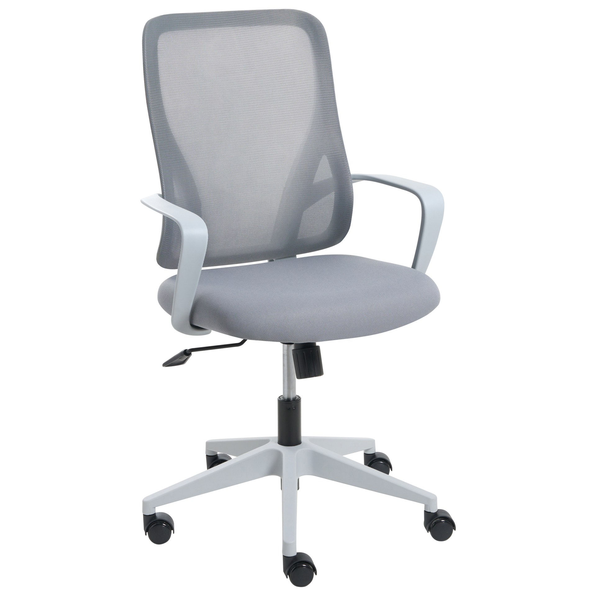 Beliani Krzesło biurowe LUMA Jasnoszary