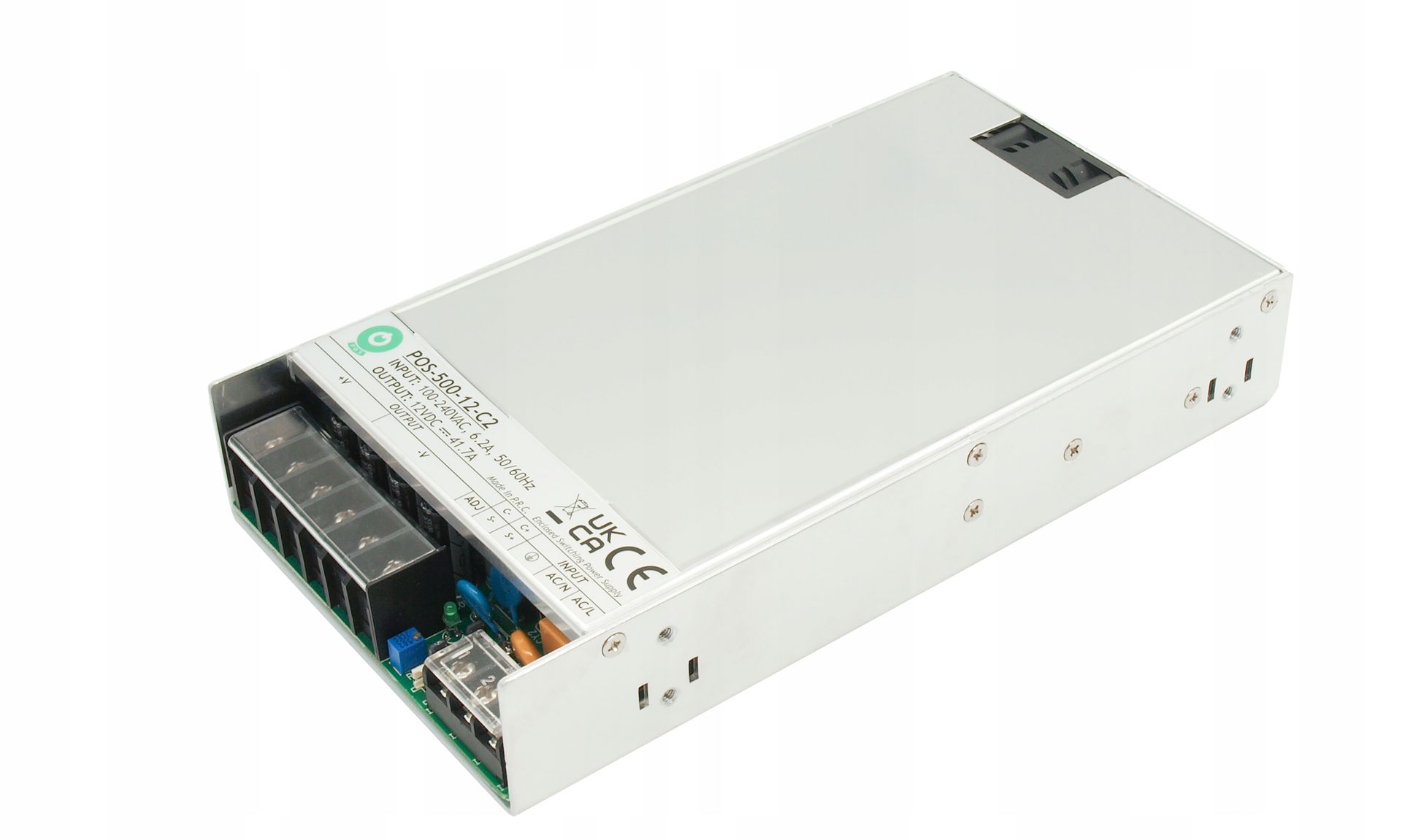 POS Zasilacz Led stałonapięciowy modułowy 12V/41.7A 500W aktywne Pfc